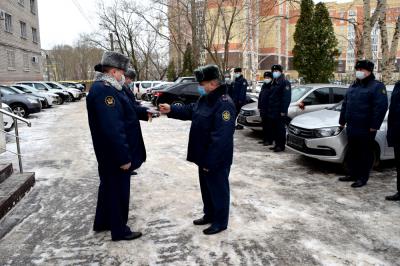 Сотрудникам рязанского УФСИН вручили ключи от новых автомобилей