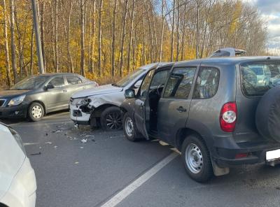 В Рязани при столкновении Zotye и Chevrolet-Niva пострадали оба водителя