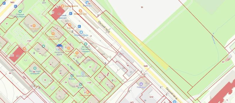 Мэрия Рязани разрешила использовать участок у Окского шоссе для выставочной деятельности