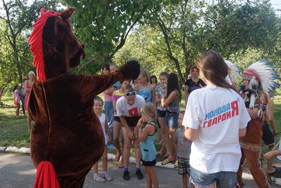 Украинские дети поиграли в индейцев на рязанской земле