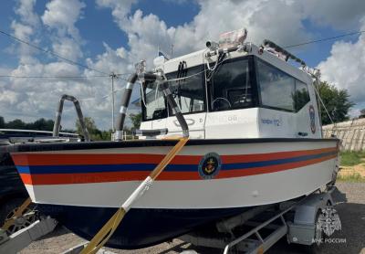 Рязанская ГИМС МЧС получила новый патрульный катер