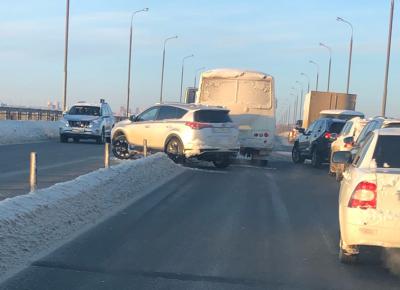 Появились подробности массовой аварии на Солотчинском мосту