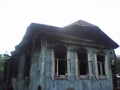 На пожаре в Рыбновском районе пострадал человек