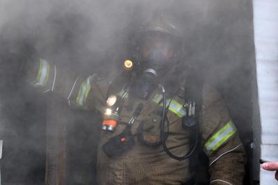 В Рыбновском районе погорел жилой дом, госпитализирован мужчина