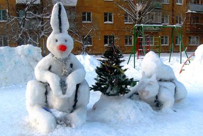 В Рязани объявлен конкурс на лучший новогодний двор