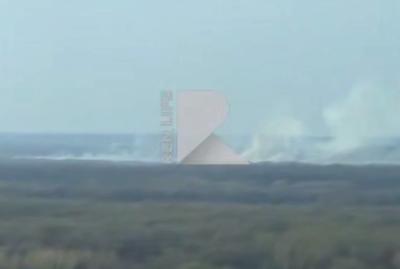 Рязанцы сняли горящие поля