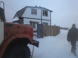 В Шиловском районе загорелся дом с мансардой