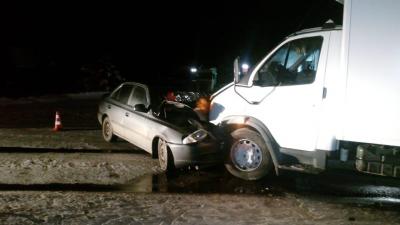 Возле посёлка Тума столкнулись Hyundai и «Валдай»