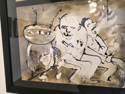 В «Фотодоме» Рязани можно увидеть рисунки серебром учеников Евгения Каширина