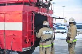 В Рязани сгорел автомобиль