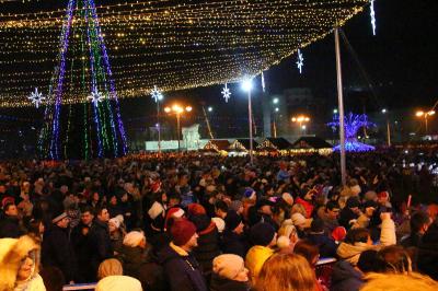 Рязанцы встретили Новый 2018 год