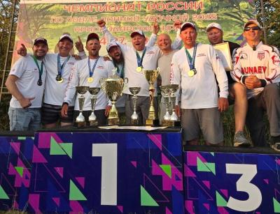 Рязанская команда завоевала звание чемпиона России по рыболовному спорту