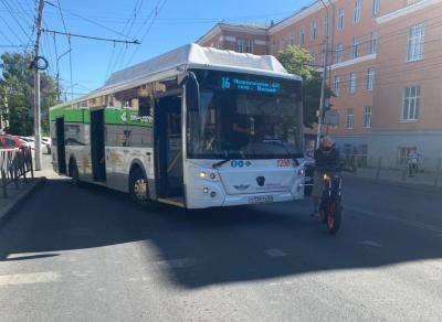 В Горроще Рязани автобус сбил электровелосипедиста