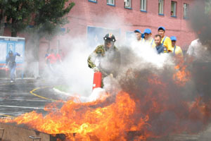 В Рязани прошли соревнования по пожарно-прикладному спорту