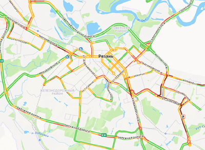 Рязанцы пожаловались на вопиющие пробки