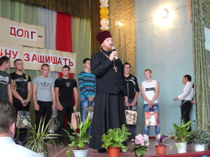 Михайловских призывников благословили на службу