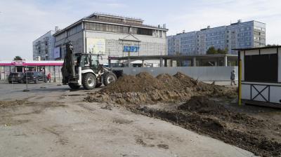 В Рязани началось благоустройство ярмарочного пространства у ТЦ «Кит»