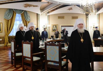 Митрополит Марк принял участие в заседании Высшего церковного совета