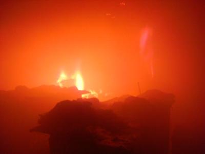 Ночью в центре Рязани сгорели два автомобиля