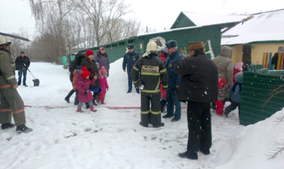 Ряжские дошкольники научились эвакуироваться