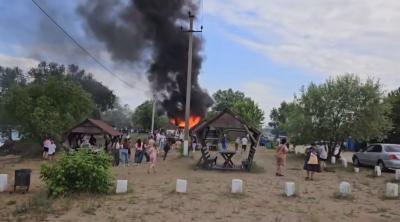 В Рязани произошёл пожар на Борковском карьере