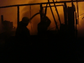 В Рязани сгорела дача