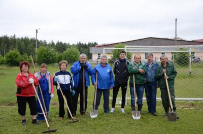 Касимовские единороссы благоустроили стадион