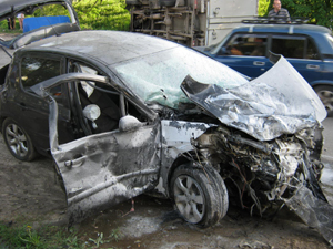 В результате ДТП под Рязанью водитель иномарки вылетел из салона и погиб