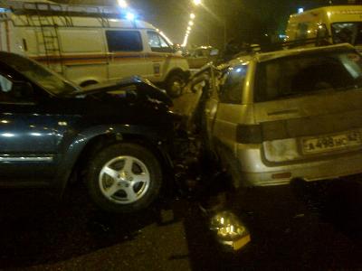 В Рязани произошло ДТП с участием четырёх автомобилей