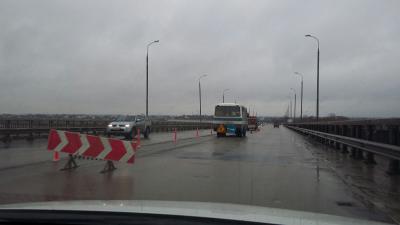 Окский мост в Рязани обзавёлся разделительными столбиками