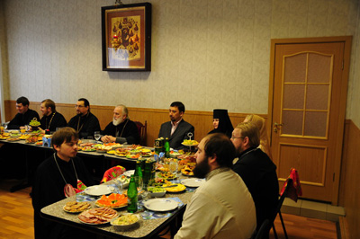 В Рязанской семинарии прошла торжественная рождественская трапеза