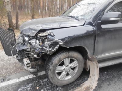 В Клепиковском районе столкнулись Toyota Land Cruiser и Datsun