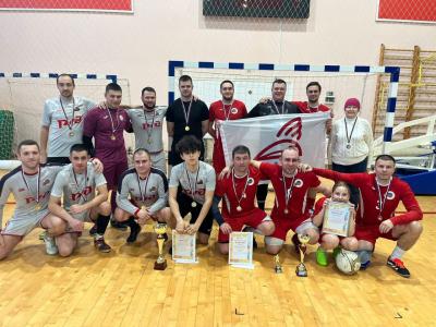 Рязанские железнодорожники провели зимний турнир по мини-футболу