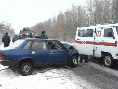 «Нива» и ВАЗ-21099 не разъехались в Ряжском районе