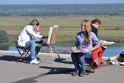 В Константиново прошёл фестиваль современного изобразительного искусства