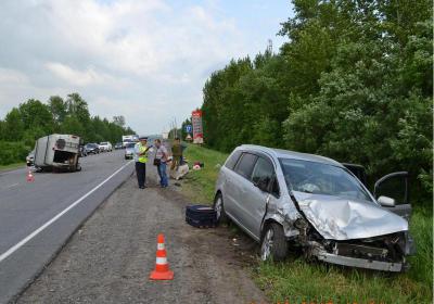 УАЗ «развернулся» в Opel Zafira неподалёку от Шацка