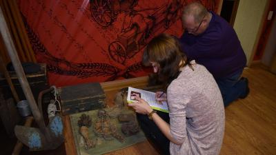 Рыбновскому музею передали экспонаты с места боёв в 1942 году