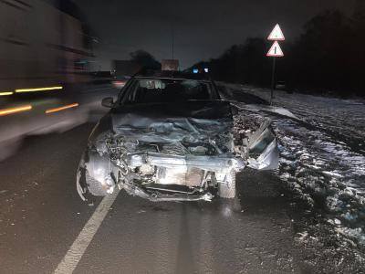 В Рыбновском районе Renault Duster не разъехался с Mitsubshi Outlander