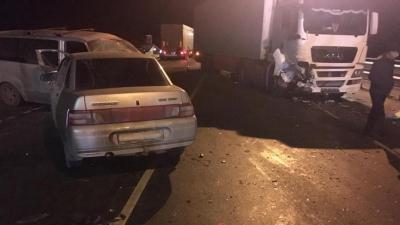 Появились подробности ДТП под Шацком, где столкнулись четыре автомашины