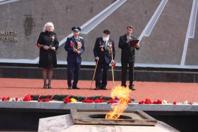 Перед стартом легкоатлетической эстафеты в Рязани прошёл митинг