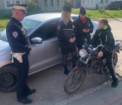 В Рязани задержали 9-летнего водителя скутера