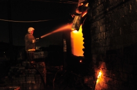 В Рязани сгорел нежилой деревянный дом