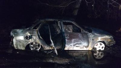 Ночью в Ряжске погорела «Лада Приора»