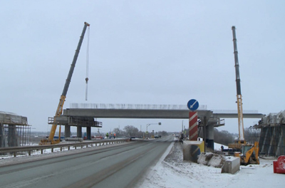 Под Рязанью завершили монтаж пролётного строения нового моста через Оку