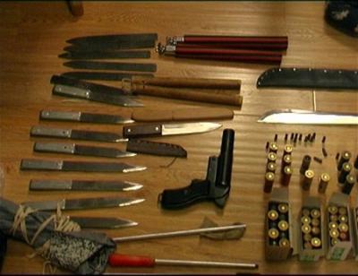 В Рязани с поличным задержана вооружённая банда