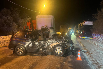 На трассе под Щацком три человека погибли в ДТП с грузовиком