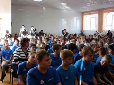 Рязанские школьники встретились с олимпийской чемпионкой