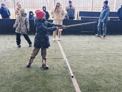Юные рязанцы сразились в городки