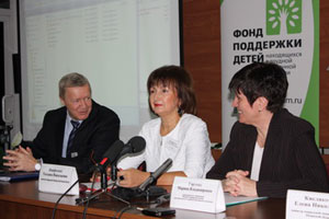 Брифинг с участием Марины Гордеевой