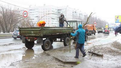 В Рязани прошёл первый общегородской субботник